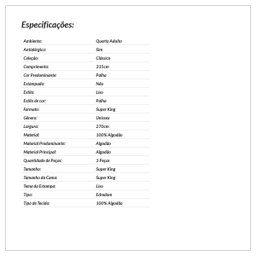 Edredom Super King Dupla Face Palha 400 Fios Egípcio 100% Algodão 3 Peças - 6 Edredom Super King Dupla Face Palha 400 Fios Egípcio 100% Algodão 3 Peças - 6