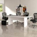 Ver imagem 3 de Mesa Escritório/reunião Multimóveis Vcr25027 Branco Branco
