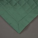 Ver imagem 3 de Kit Cobre Leito Colcha Bellini Solteiro Dupla Face Percal 300 Fios Textura Matelassê - Verde