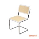Ver imagem 1 de Cadeira Vera em Polipropileno - Bella Brasil Decor 126 - Bella Brasil Decor Branca/bege