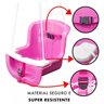 Cadeirinha de Balanço Infantil Plástico Rosa 1 até 6 Anos - 2
