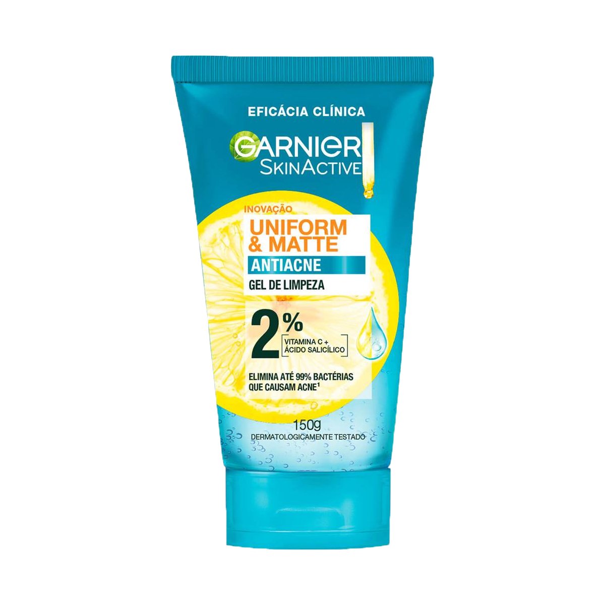 Gel de Limpeza Antiacne Uniform&matte Garnier - 1