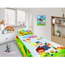 Ver imagem 1 de Jogo De Lençol Decorativo E Fronha Solteiro , Mundo Bita Kit 2 pçs