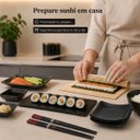 Ver imagem 6 de Conjunto Sushi Lyor 6 Peças com Pratos Esteiras e Hashis