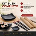 Ver imagem 5 de Conjunto Sushi Lyor 6 Peças com Pratos Esteiras e Hashis