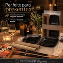 Ver mais imagens de Conjunto Sushi Lyor 6 Peças com Pratos Esteiras e Hashis