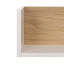 Ver imagem 6 de Prateleira Luna 80 Cm X 18 Cm Tauari Tauari / Off White Suave