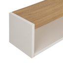 Ver imagem 5 de Prateleira Luna 80 Cm X 18 Cm Tauari Tauari / Off White Suave