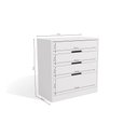 Ver imagem 4 de Cômoda Kappesberg 4 Gavetas Branco S824
