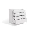 Ver imagem 3 de Cômoda Kappesberg 4 Gavetas Branco S824