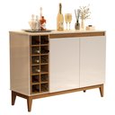 Ver imagem 1 de Aparador Buffet 2 Portas com Adega 100%mdf Mônaco: Off White Nature