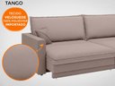 Ver imagem 7 de Sofá Tango 1,80m sem Caixa, Retrátil e Reclinável Velosuede Marrom - Netsofás