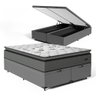 Cama Box Báu com Colchão Resistence Espuma D33 Pillow Top Queen 158cm - 2
