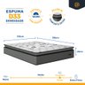 Cama Box Báu com Colchão Resistence Espuma D33 Pillow Top Queen 158cm - 4