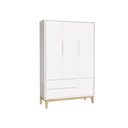 Ver imagem 1 de Guarda Roupa Bebê Branco Fosco Mdf 3 Portas Classic Madeira