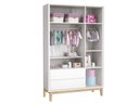 Ver imagem 2 de Guarda Roupa Bebê Branco Fosco Mdf 3 Portas Classic Madeira