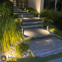 Ver imagem 7 de Luminaria Balizador de Jardim De Piso 10w Preto 3000k IP65