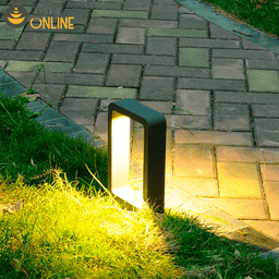 Luminaria Balizador de Jardim De Piso 10w Preto 3000k IP65 - 5