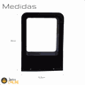 Luminaria Balizador de Jardim De Piso 10w Preto 3000k IP65 - 11