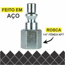 Ver imagem 6 de Mangueira Espiral 5 mts x 8mm em Poliuretano Terminais Macho 1/4 Pneumática Ar Comprimido - Com Kit 