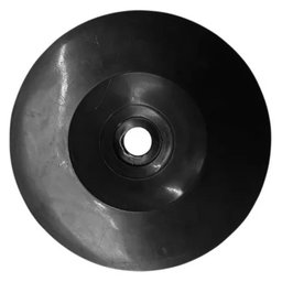 Disco de Borracha 7" Preto com Rosca - 9VL - EDA - 3