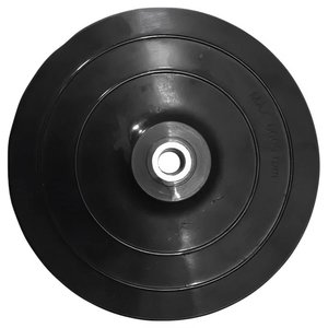 Disco de Borracha 7" Preto com Rosca - 9VL - EDA