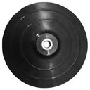 Ver imagem 1 de Disco de Borracha 7" Preto com Rosca - 9VL - EDA
