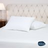 Travesseiro Toque de Pluma Pena Percal 180 Fios 50x70cm Lavável, Antiácaro, Antialérgico - 5