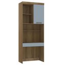 Ver imagem 1 de Escrivaninha Bancada Estudo Modulada 90cm Delphi Avelã/grey L01 - Mpozenato