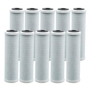 Kit 10 Refil Filtro 9.3/4 Carbon Block Carvão Ativado