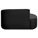 Ver imagem 4 de Kit Divã Recamier Orgânico Marrocos 150cm Lado Esquerdo e 2 Poltronas Amore Linho Preto