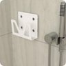 Suporte Para Lamina Barbear Porta Gilete Ventosa Branco ELG - 2