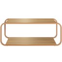 Ver mais imagens de Mesa de Centro para Sala de Estar 80cm Orgânica Industrial Alek A03 Hanover Dourado - Lyam Decor