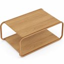 Ver imagem 7 de Mesa de Centro para Sala de Estar 80cm Orgânica Industrial Alek A03 Hanover Dourado - Lyam Decor