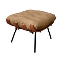Ver imagem 1 de Puff Decorativo Laura 65cm Couro Bege - Sallar Home