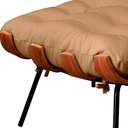 Ver imagem 3 de Puff Decorativo Laura 65cm Couro Bege - Sallar Home