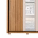 Ver imagem 2 de Guarda Roupa Moviment 2 com Portas de Correr 4 Gavetas Freijo/off White