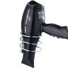 Porta Secador De Cabelo Em Espiral Suporte Para Secador De Cabelo De Parede Cromado - 1