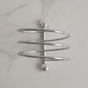 Ver imagem 5 de Porta Secador De Cabelo Em Espiral Suporte Para Secador De Cabelo De Parede Cromado