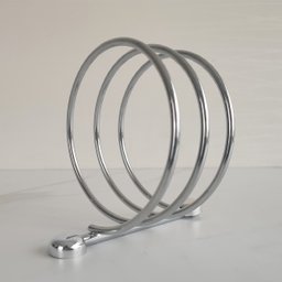 Porta Secador De Cabelo Em Espiral Suporte Para Secador De Cabelo De Parede Cromado - 4