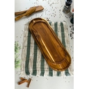 Ver imagem 2 de Tábua Oval para Frios e Servir Rebaixada M - Madeira de Teca 53x18x2cm