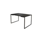 Ver imagem 3 de Mesa Industrial Base Ferro Preto Tampo 137x90 Preto 4 Cadeiras Eames Ferro Cobre Assento Preto