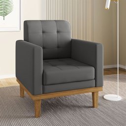 Poltrona Decorativa Fox em Veludo Just Time - 2