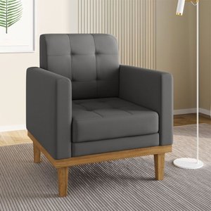 Poltrona Decorativa Fox em Veludo Just Time