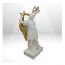 Ver imagem 2 de Imagem São Miguel Arcanjo Monte Gargano 40cm Resina C/ Coroa