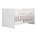 Ver imagem 3 de Jogo de Quarto Infantil com Berço Mini Cama Americano e Cômoda Trocador Doce Sonho Branco - FbABY