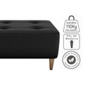 Ver imagem 4 de Puff Decorativa para Sala Piva 62x52 Cm Veludo Inca Milani Store Preto