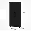 Ver imagem 2 de Multiuso 2 Portas Ryan Preto