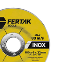 Ver imagem 2 de Caixa Disco de Corte 7" A82rb - Fertak Cod 2816 (5 Unidades)