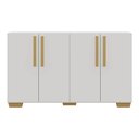 Ver imagem 3 de Aparador Buffet 4 Ptas Viena V3607 Branco/Natural